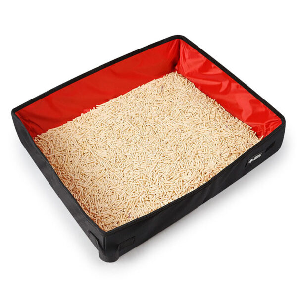 Portable Cat Litter Box Foldable To Carry - Image 3