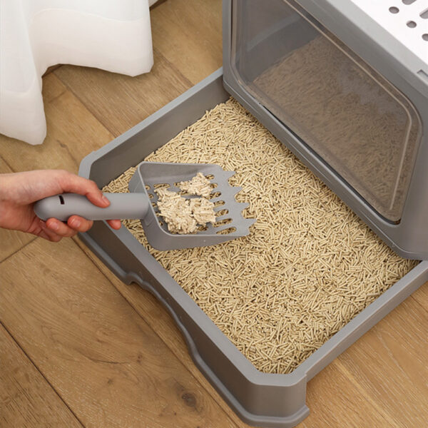 Large Double Door Drawer Foldable Cat Litter Basin - Image 5