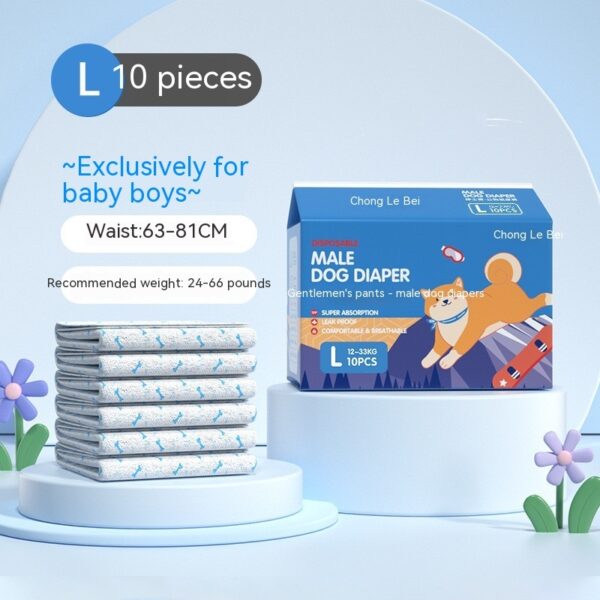 Disposable Female Dog Urinary Diaper Physiological Pants - Image 9