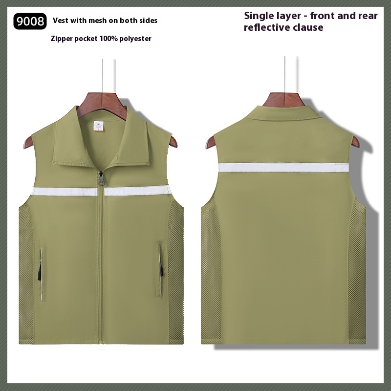 High-end Vest Outdoor Reflective Vest Overalls - Image 6