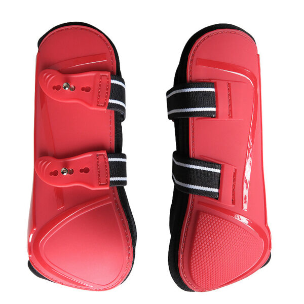 Color PU Hard Shell Barrier Horse Leg Guard - Image 4