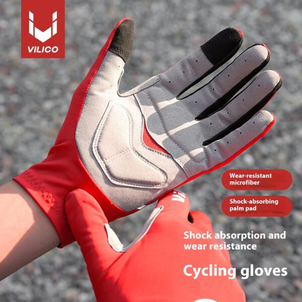 Spring And Summer Outdoor Mountain Bike Riding Gloves Thin Shock Absorption - Image 5