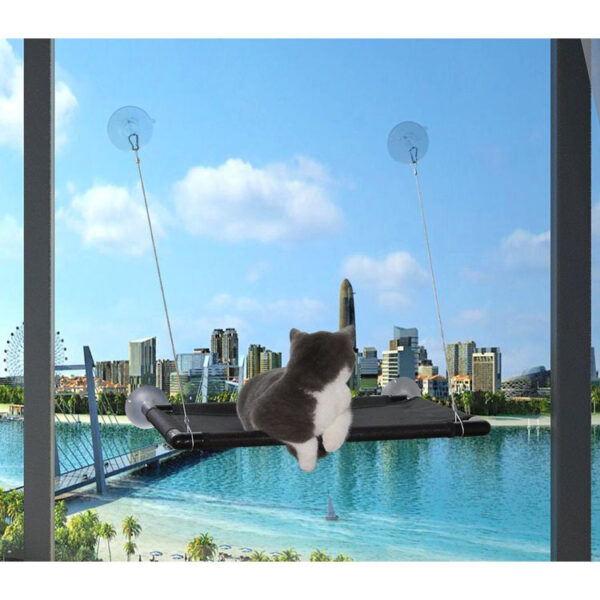 Cat hammock cat cage with suction cup - Image 5