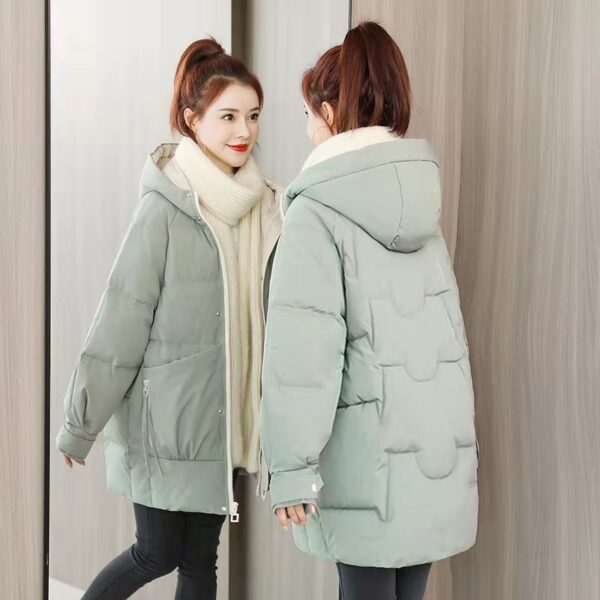Women's Down Cotton-padded Jacket Mid-length Winter - Image 2
