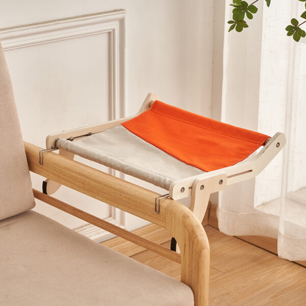 Cat Bed Hanging Bed Balcony Window Glass Wood - Image 5