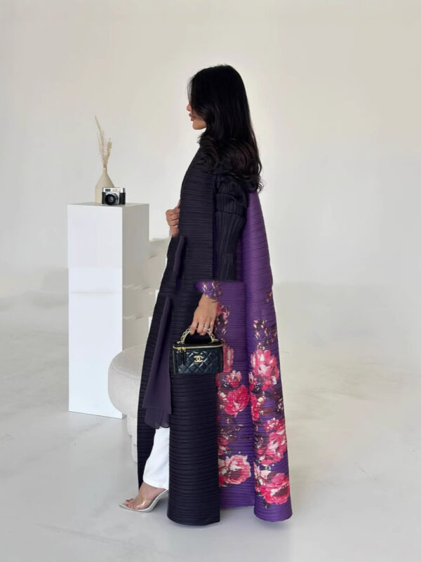 Printed Shawl Cardigan Ethnic Style Wear - Image 4