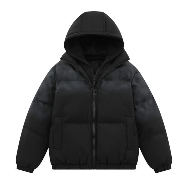Casual Fashion Gradient Trendy Cotton Clothing Coat For Men - Image 5