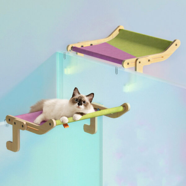 Window Glass Hammock Hanging Cat Litter Windowsill - Image 3
