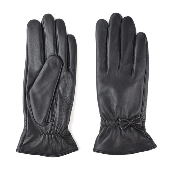 Winter Women's Warm Leather Gloves - Image 4