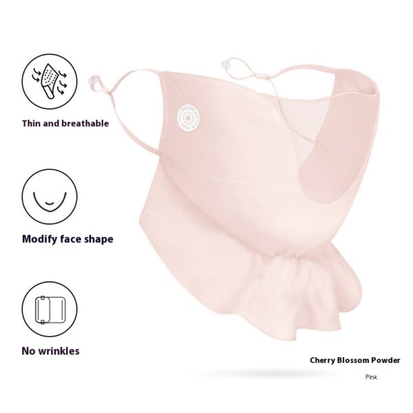 Women's Outdoor Driving Cycling UV-proof Chiffon Sunscreen Mask - Image 5
