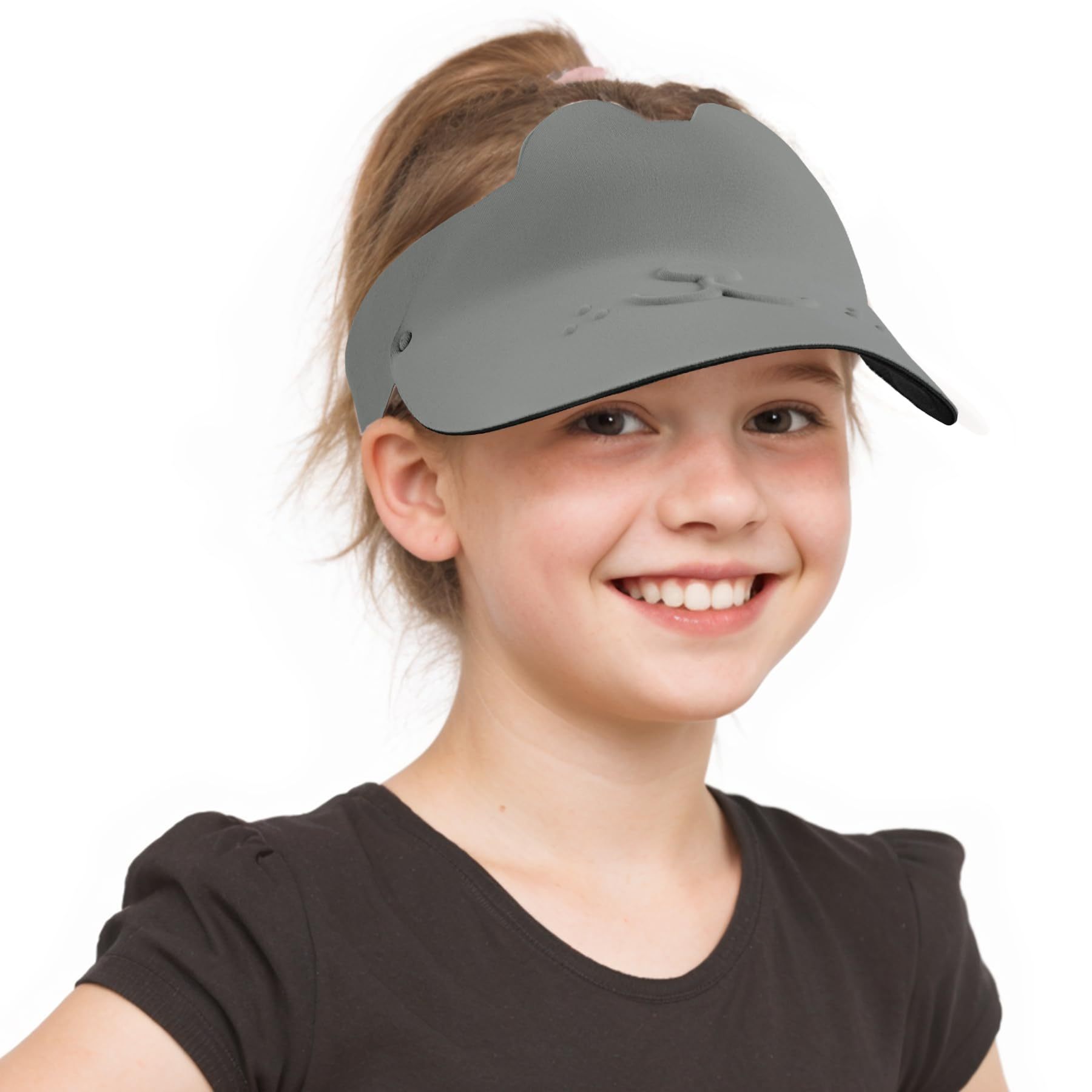 Sukeen Kids Sun Visor Hats For Girls Boys Lightweight Sport Hat Sun Hat Seamless Running Hats For Outdoor Activities - Image 2