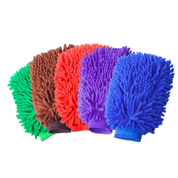 Chenille Coral Car Foaming Gloves Household Cleaning - Image 8