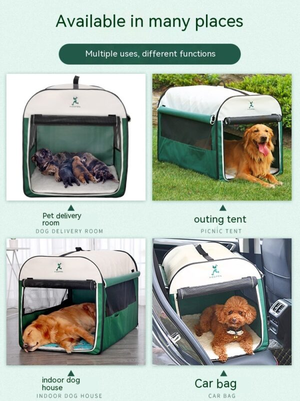 Dog Kennel Warm Large House Winter Cage Indoor Outdoor House - Image 9