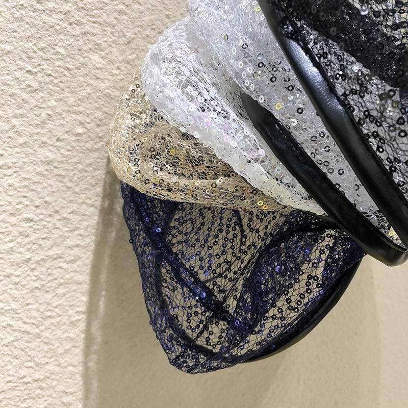 Mesh Hat Cover Gray Hair Lace Pile Heap Cap Thin Spring Women's Big Head Circumference - Image 7