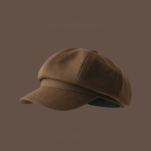 Brown Beret Women's Retro Elegant Hat - Image 7