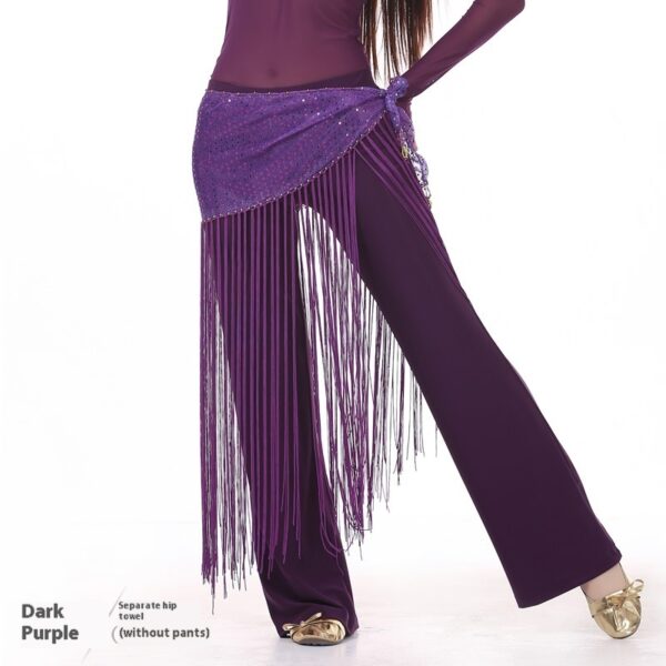 Highlight Tassels Waist Chain Practice Clothes Hip Scarf - Image 4
