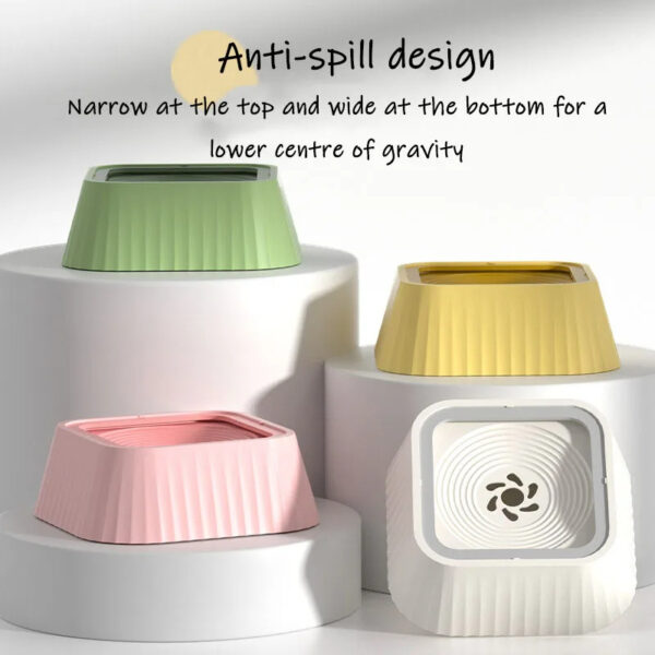 Pets Dog Cat Bowl Floating Bowl Water Drinker Not Wet Mouth Splash Water Portable Dog Bowl Not Sprinkler Pet Drinking Bowl Cup Pet Products - Image 6