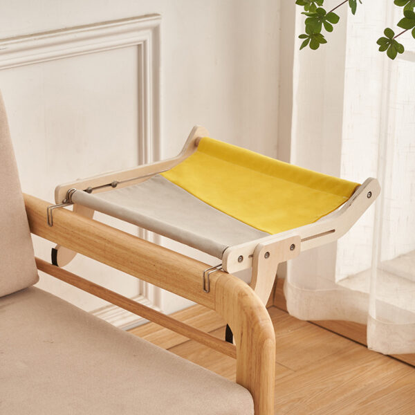 Cat Bed Hanging Bed Balcony Window Glass Wood - Image 7