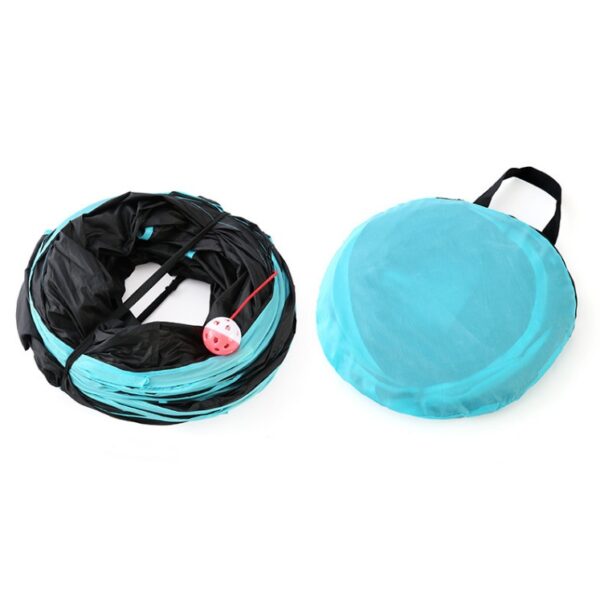 Pet Cat Toy Collapsible Tunnel S-type Four-channel Tent - Image 6