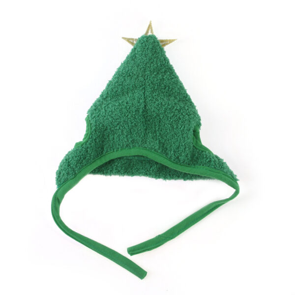 Pet Christmas Headgear Tree Shaped Hat Cat Funny Headwear Supplies - Image 4