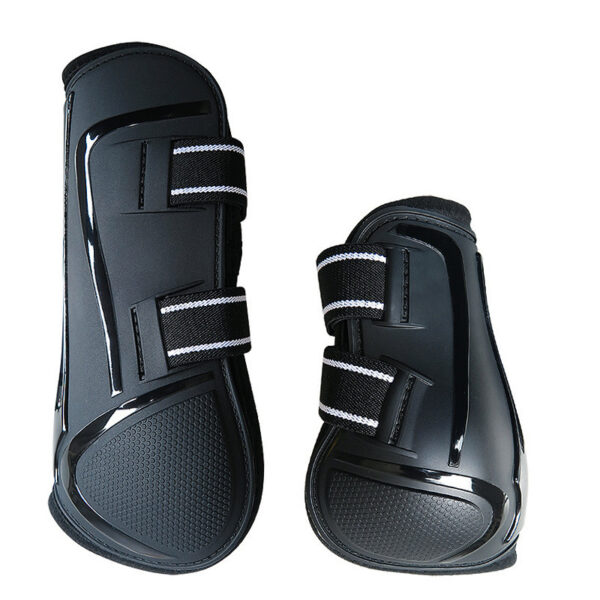 Color PU Hard Shell Barrier Horse Leg Guard - Image 3