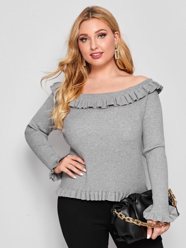 Large Size Women's Sweater - Image 2
