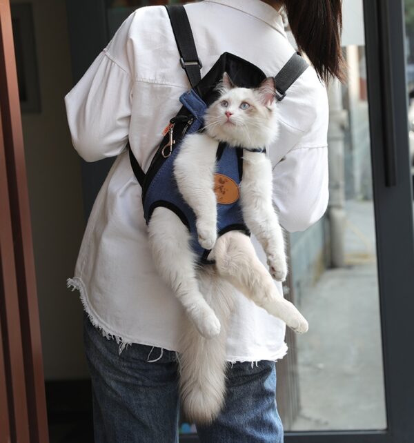 Portable cat backpack for spring outing - Image 6