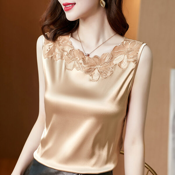 Lace V-neck Sling Vest Women - Image 8