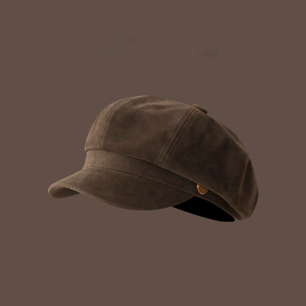 Brown Beret Women's Retro Elegant Hat - Image 4