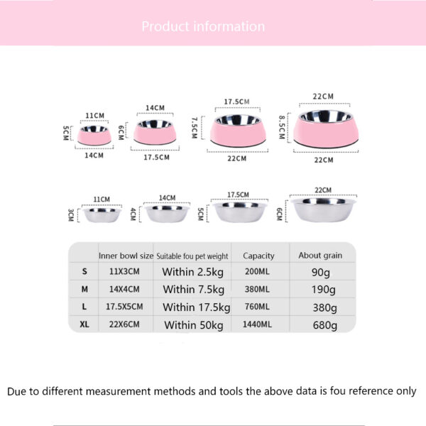 Dog Supplies Bowls Large Stainless Steel Food Bowls Pet Cat Bowls - Image 6