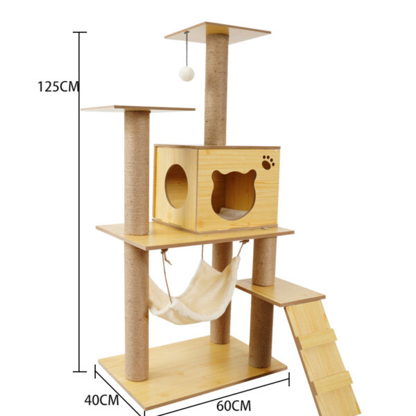 Cat Crawl Nest Scratching Board Tree Supplies Pet Toy Space Capsule - Image 5