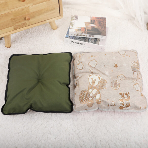 Cat Tent Bed With Removable Non-Slip Soft Pad, Portable Pet Tent Cave For Cats And Small Dogs Kitten Breathable Self-Cooling Pet Mat For Dogs And Cats - Image 5