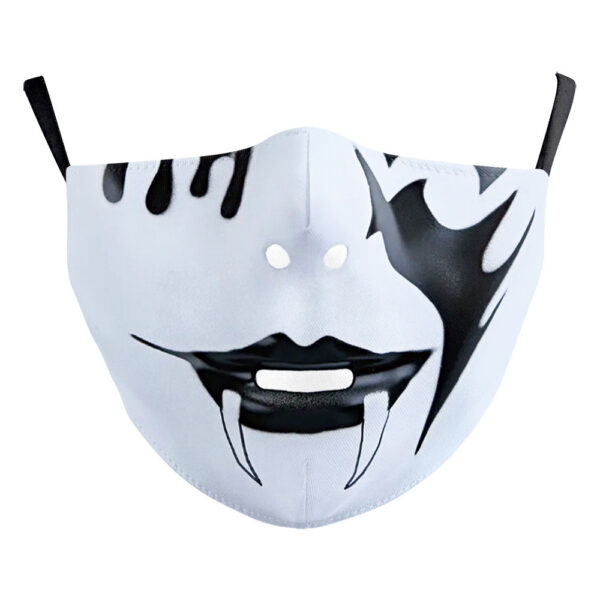 Halloween Digital Printing Funny Face Double-layer Dust Mask - Image 3