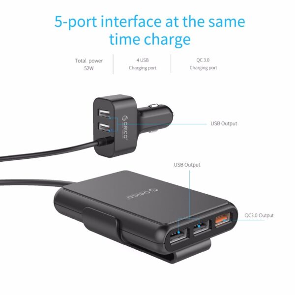 ORICO fast charge qc3.0 car charger - Image 6