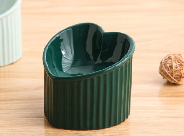 Pet Ceramic Bowl With Inclined Mouth Practical Durable Daily Indoor Pet Products - Image 5