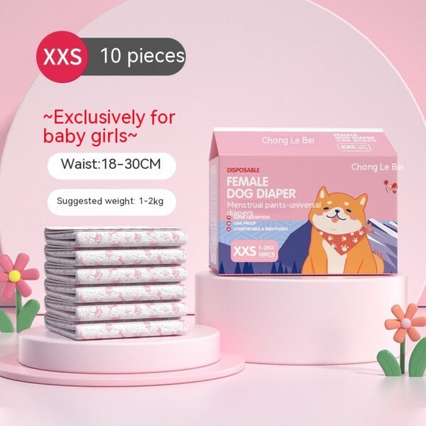 Disposable Female Dog Urinary Diaper Physiological Pants - Image 7