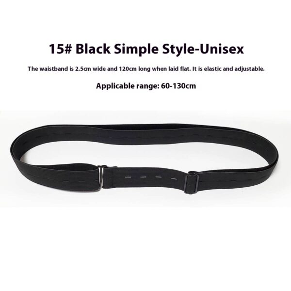 Fixed Anti Slip Buttonhole Simple Shirt Strap - Image 4