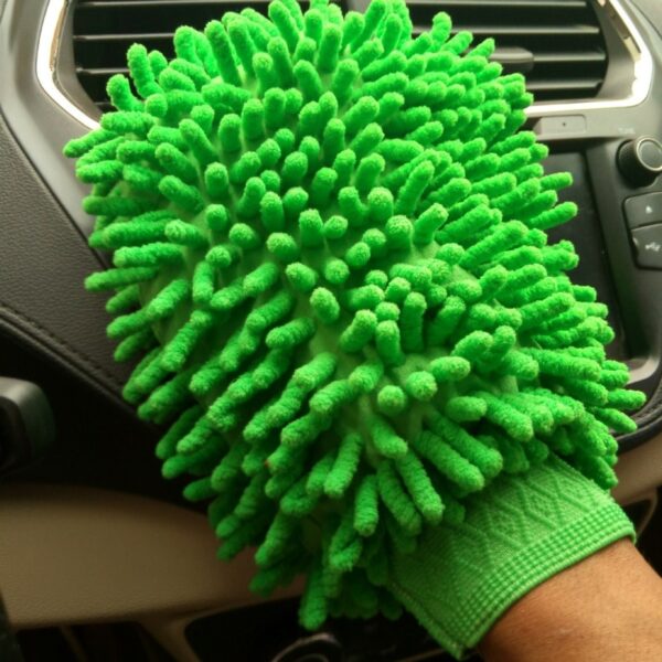 Chenille Coral Car Foaming Gloves Household Cleaning - Image 6