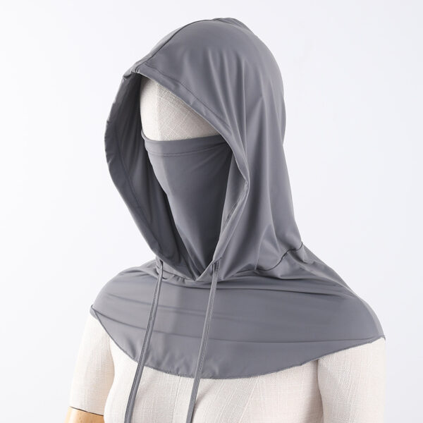Sun Mask Men's Full Face Ice Silk Breathable Scarf - Image 2