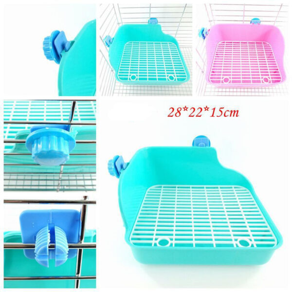 Pet Rabbit Chinchilla Guinea Pig Square Lace Toilet - Image 3