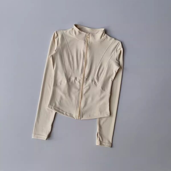 Stand Collar Jacket Thin Fitness Top Yoga Clothes Long Sleeve - Image 7