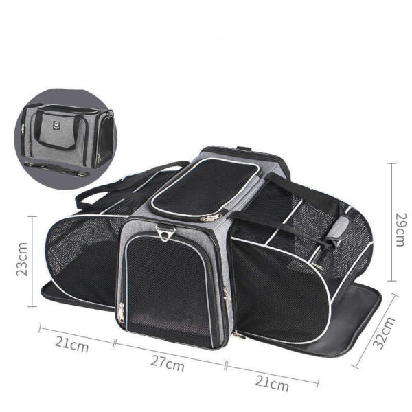 Pets Go Out Backpack Portable Space Capsule Large Capacity Shoulder Dog - Image 3