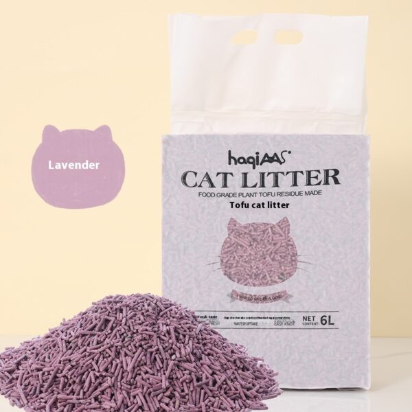 Original Tofu Cat Litter 6L Green Tea Mixed Plant - Image 6