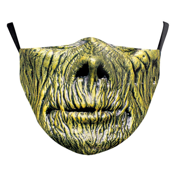 Digital Printing Halloween Clown Funny Horror Double-layer Dust Mask - Image 2
