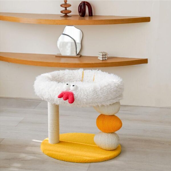 Multifunctional Jumping Platform Does Not Drop Crumbs Cat Climbing Frame - Image 2