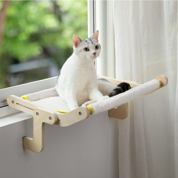 Mewoofun Cat Window Perch Winter Season Mat Easy Washable Quality Fabric 40 Lbs Hot Selling Hammock Hanging Bed For Pet - Image 7