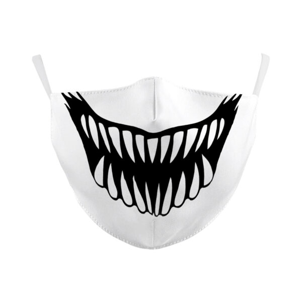 Digital Printing Wansheng Face Mask Skull Double-layer Dust Mask - Image 4