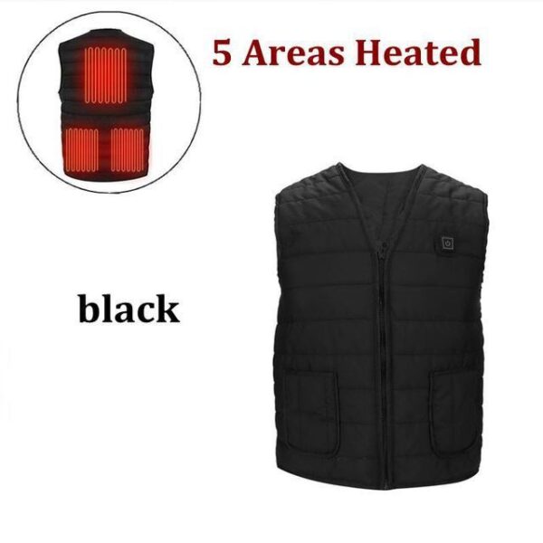 Five Suits In Winter With Smart USB Charging Heating Vest - Image 6