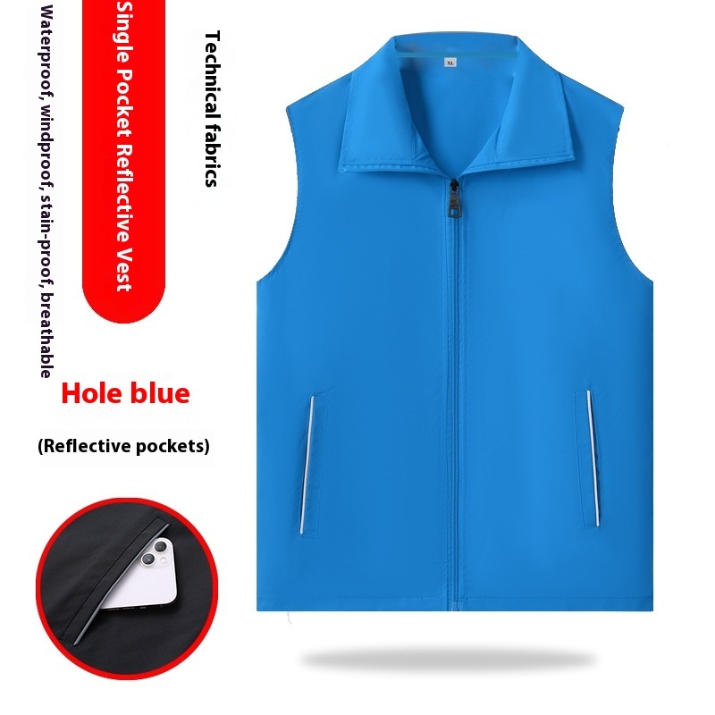 High-end Vest Outdoor Reflective Vest Overalls - Image 8
