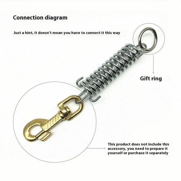 Dog Hand Holding Rope Dog Chain Compression Spring - Image 4